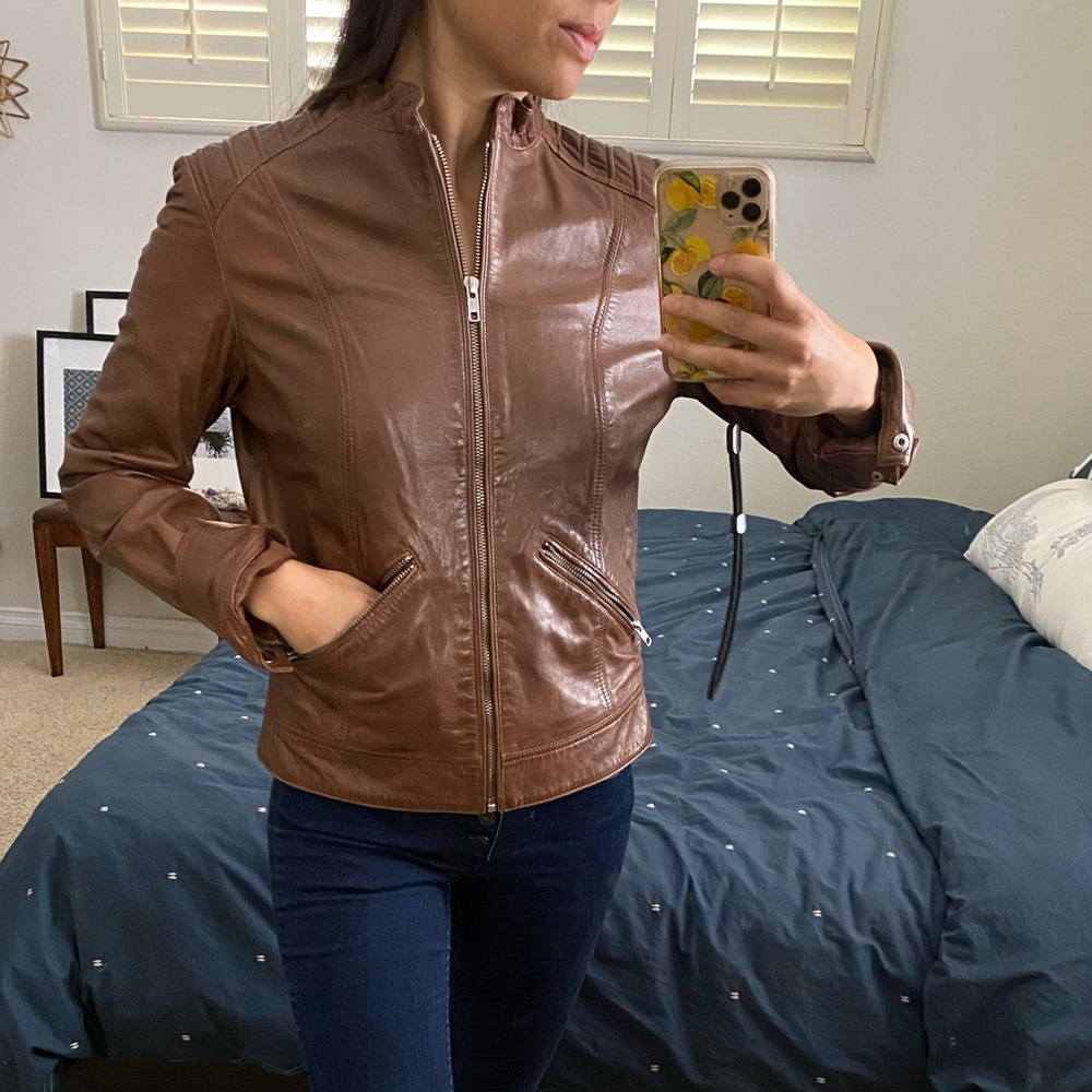 BB Dakota Faux Leather Jacket